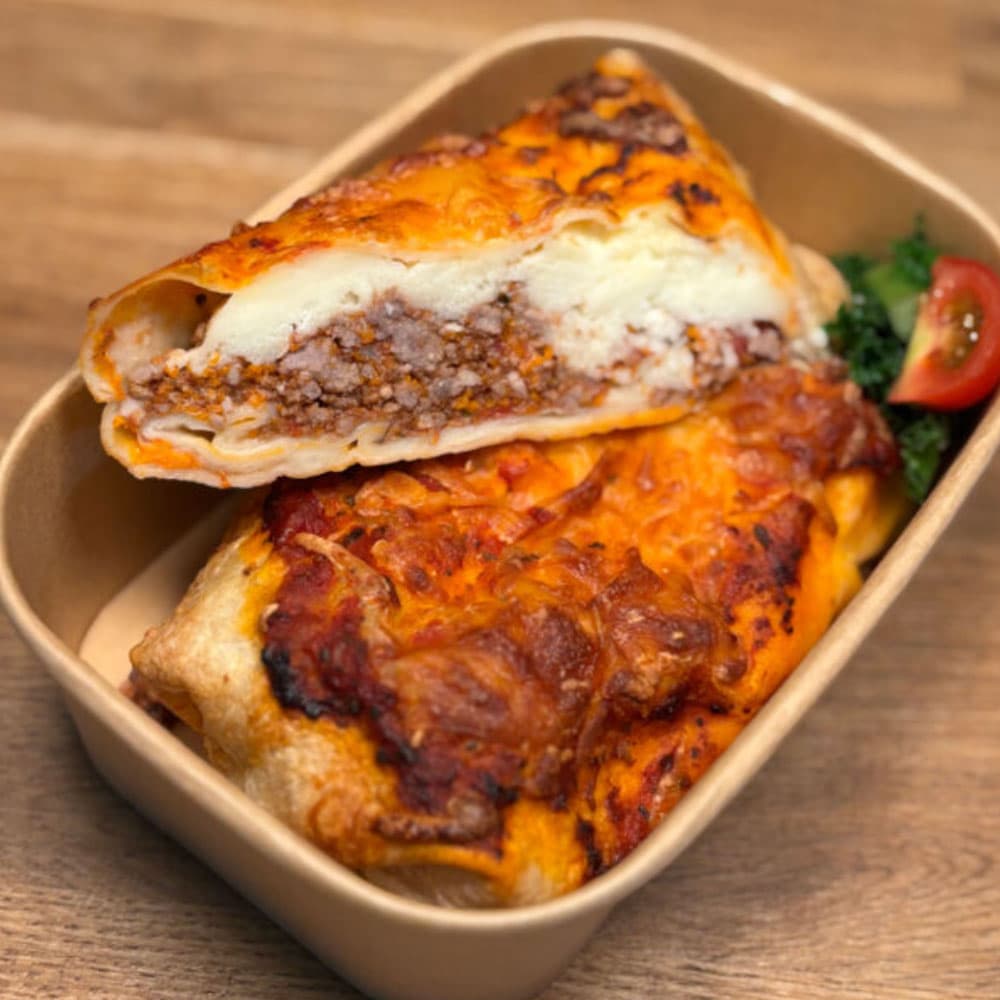 High Protein Lasagna Wrap
