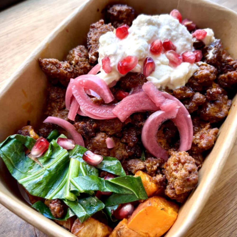 Hot Honey Harissa Beef & Sweet Potato Box