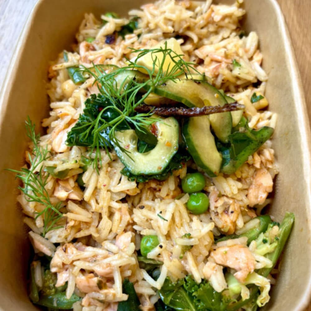 Teriyaki Salmon & Nourish Rice Box